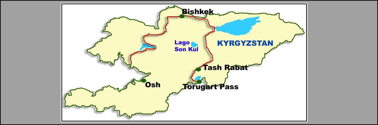 01 Ruta de la Seda: Ciudades y Lugares. Kirgyzstn