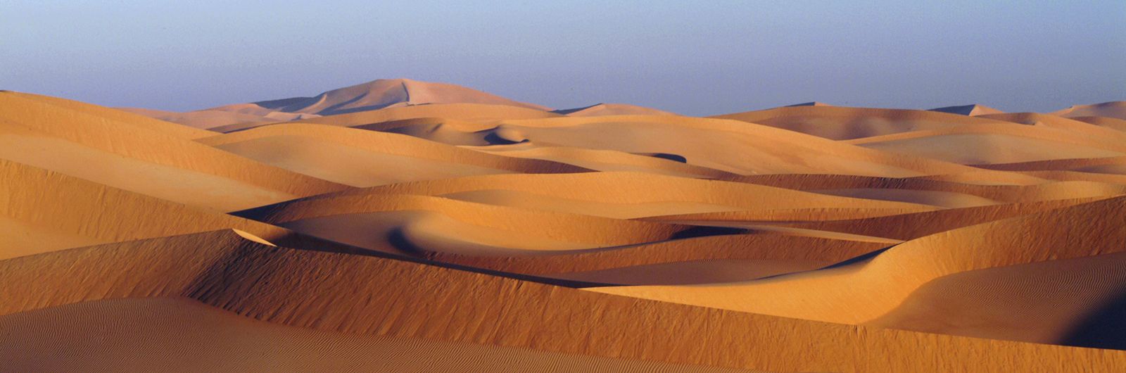 bellas dunas del desierto en oman