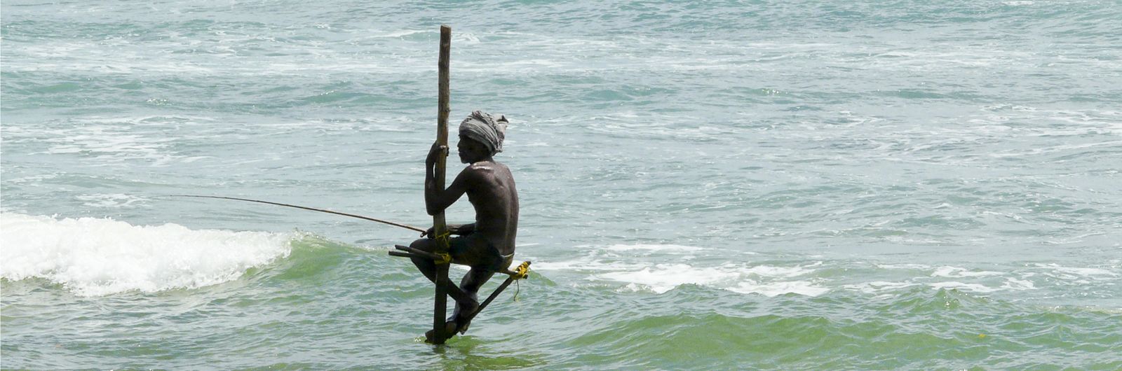pescador en Negombo