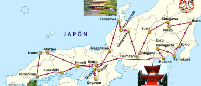 Itinerario Rutas 10 Japón