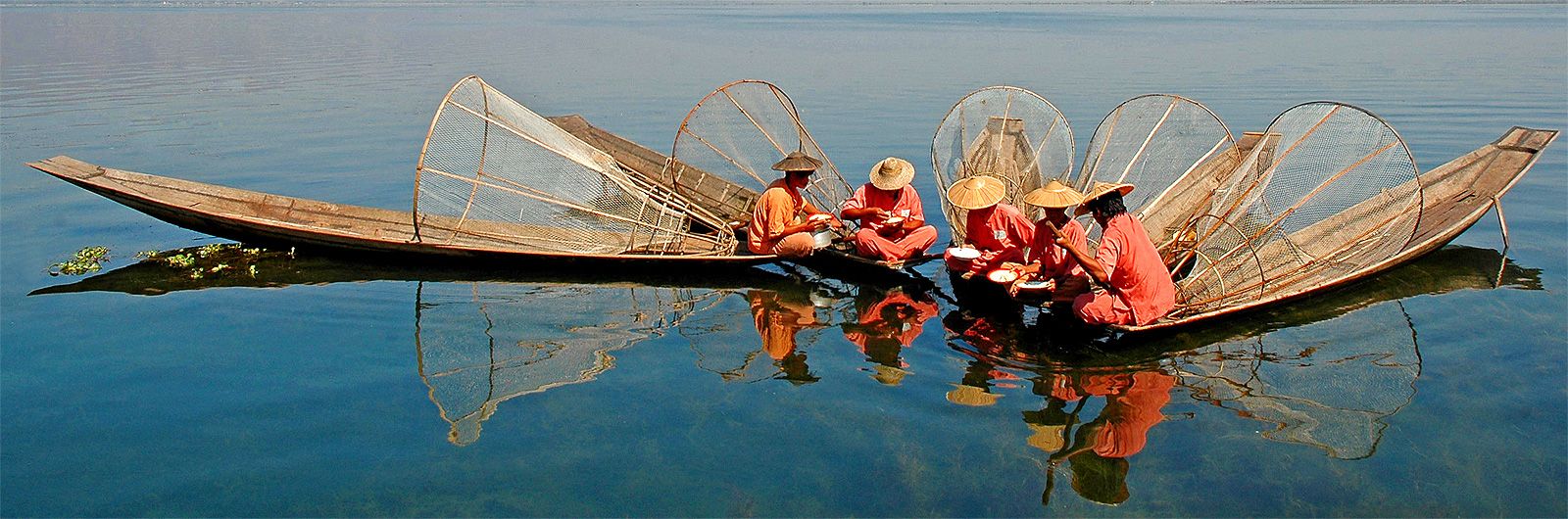Pescadores en Myanmar