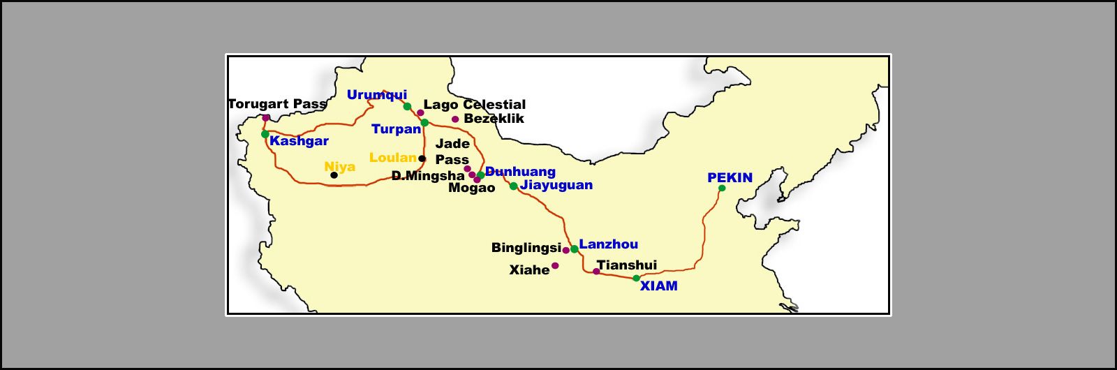 02 Ruta de la Seda: Ciudades y Lugares. China