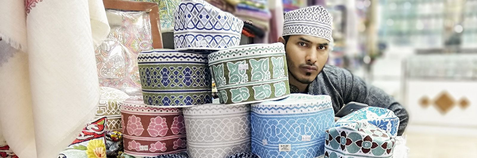 paseando por el bazar de muscat