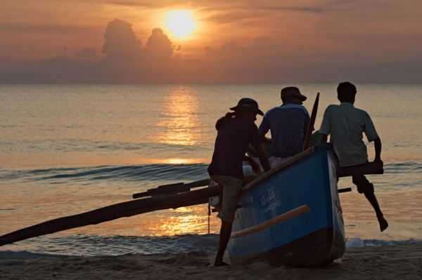 pescadores en sri lanka