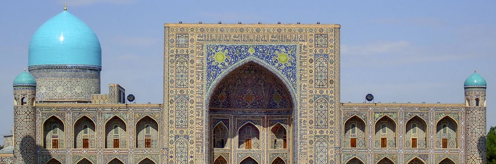 vistas del registan de samarcanda